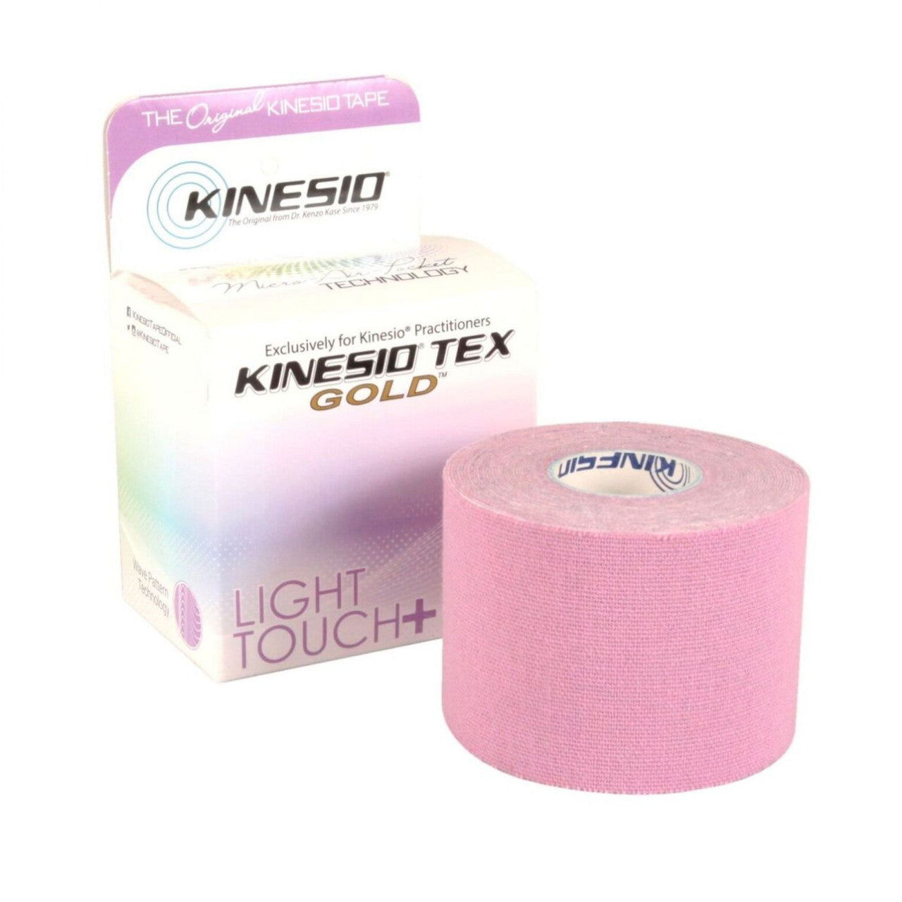 Kinesio Tex Gold Light Touch+ Kinesiology Tape Purple 2 Inch x 5.46 Yard Skin-Friendly Cotton Tape