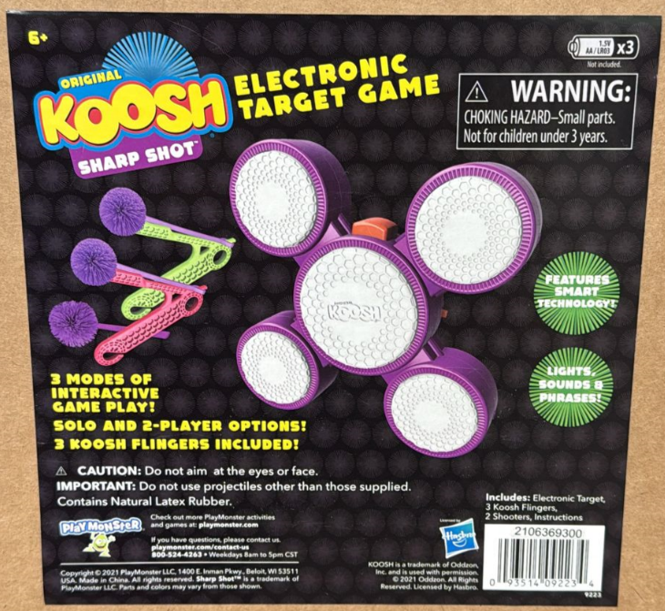 KOOSH Sharp Shot Electronic Target Game – Talking, Light-Up Interactive Fun for Kids and Families