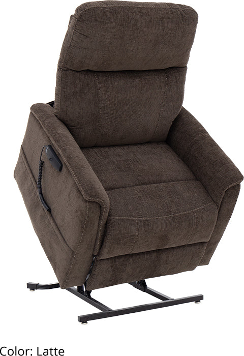 Sitting Pretty Genesis Lift Chair – Modern Split Back Design, Chaise Pad for Full Leg Support, Stylish Fabrics and Colors