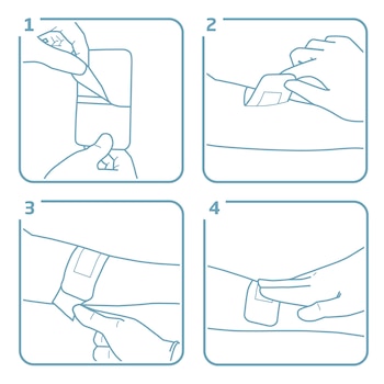 Leukomed Skin Sensitive Composite Dressing 4 x 10 Inch Sterile Absorbent Wound Dressing