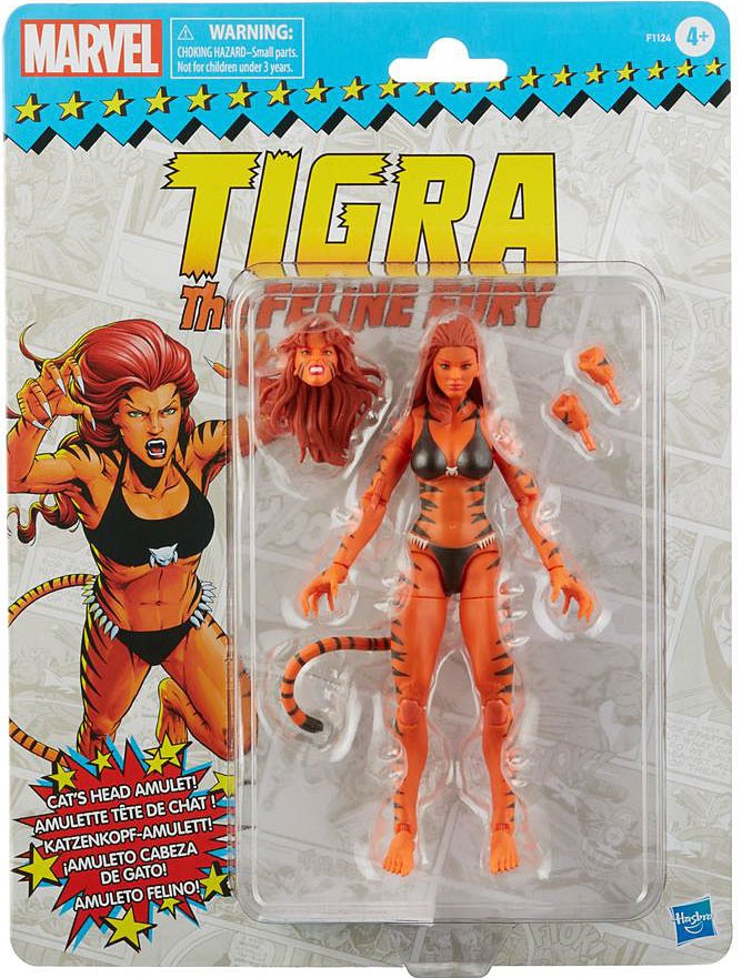 Marvel Legends Vintage (Retro) Series Tigra Action Figure – The Feline Fury (6-Inch)