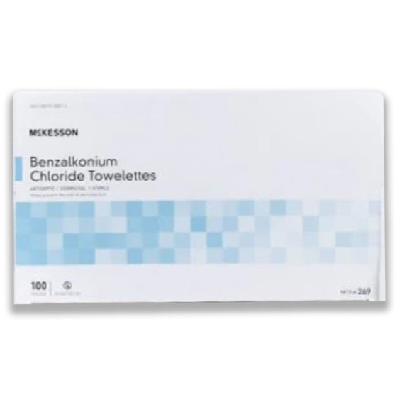 McKesson BZK Sanitizing Skin Wipe