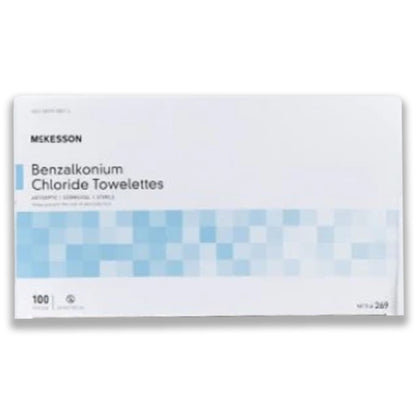 McKesson BZK Sanitizing Skin Wipe