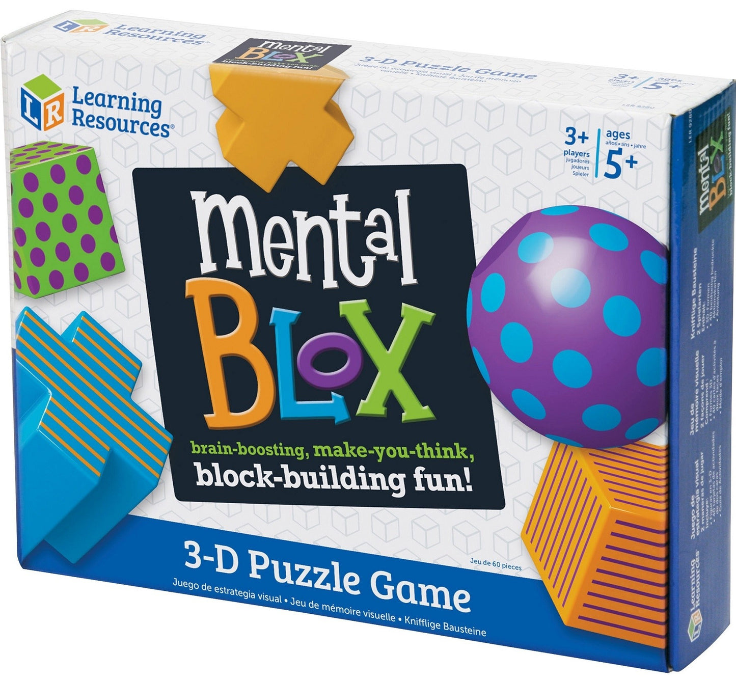 Learning Resources Mental Blox – 3D Puzzle & STEM Brain Game with 20 Blocks