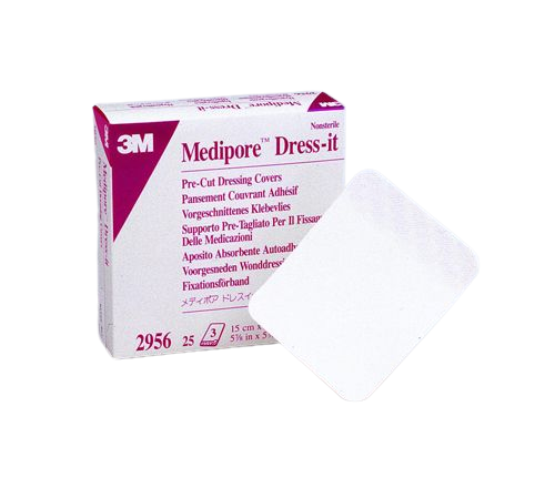 MEDIPORE Dress-It Pre-Cut Dressing Cover by 3M Rapid and Gentle Wound Treatment