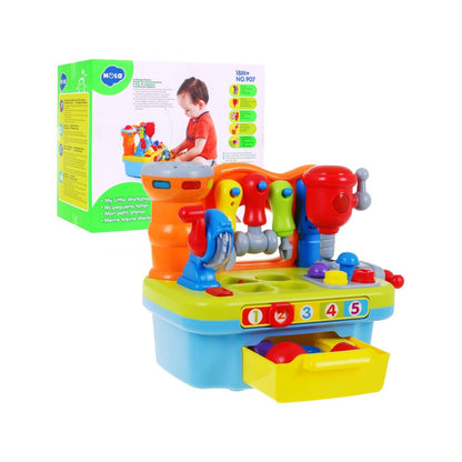Hola My Little Workshop Multi-Function Craft Workshop – Interactive Educational Tool Bench for Kids