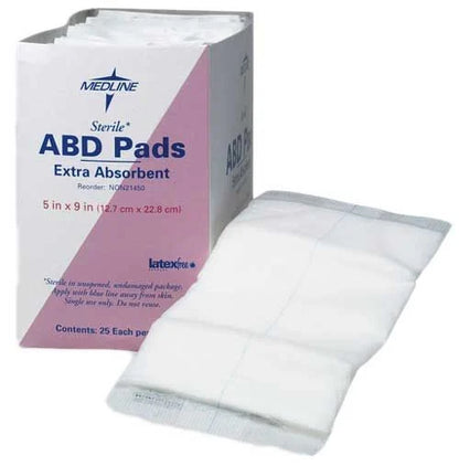 Medline Extra Absorbent Sterile Abdominal Pads - Advanced Wound Care Mastery