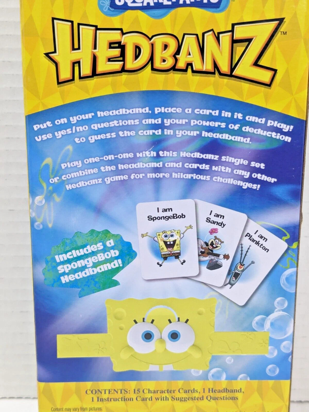 Hedbanz SpongeBob SquarePants Edition Guessing Game – Spin Master Games