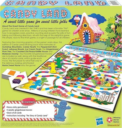 Candy Land Classic Board Game – Color Matching Family Game for Kids Ages 3+