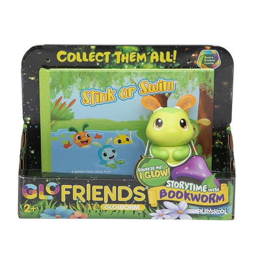 Playskool Glow Bookworm Interactive Story Book Toy – Light-Up Reading Companion for Toddlers Ages 2+