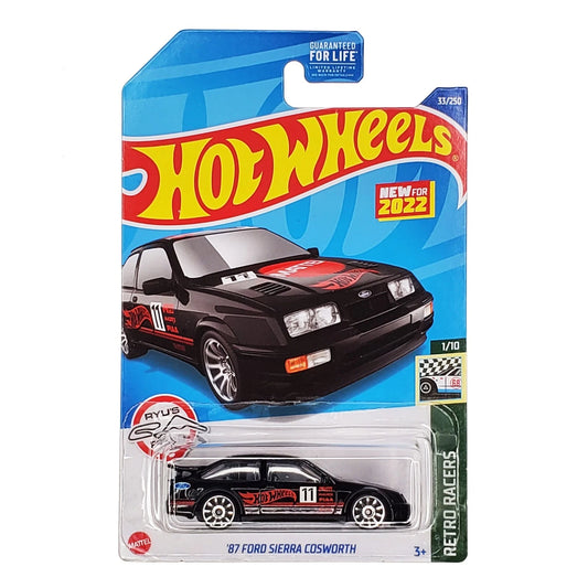 Hot Wheels ’87 Ford Sierra Cosworth Black – HW Retro Racers 1:64