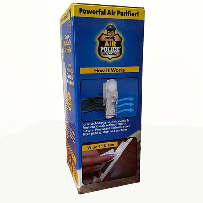 Air Police Compact Wall Outlet Air Purifier Silent Ionic Technology for Clean and Fresh Air