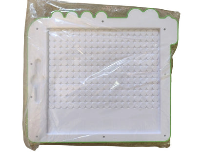 METAIS Magnetic Drawing Board for Kids Ages 3+ – Dinosaur Dot Art Board with Magnetic Pen (Green)