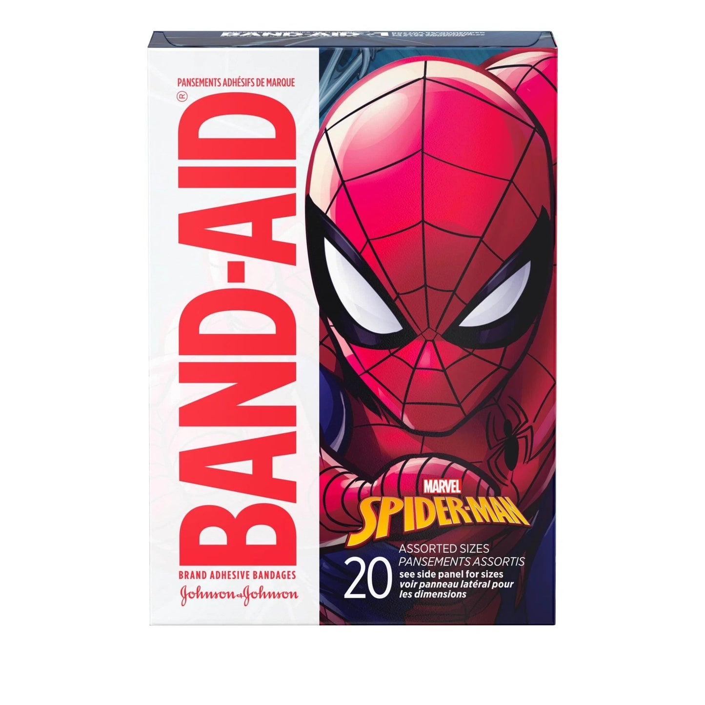 Band-Aid Adhesive Strip – Plastic Kid Design (Spider-Man), Sterile