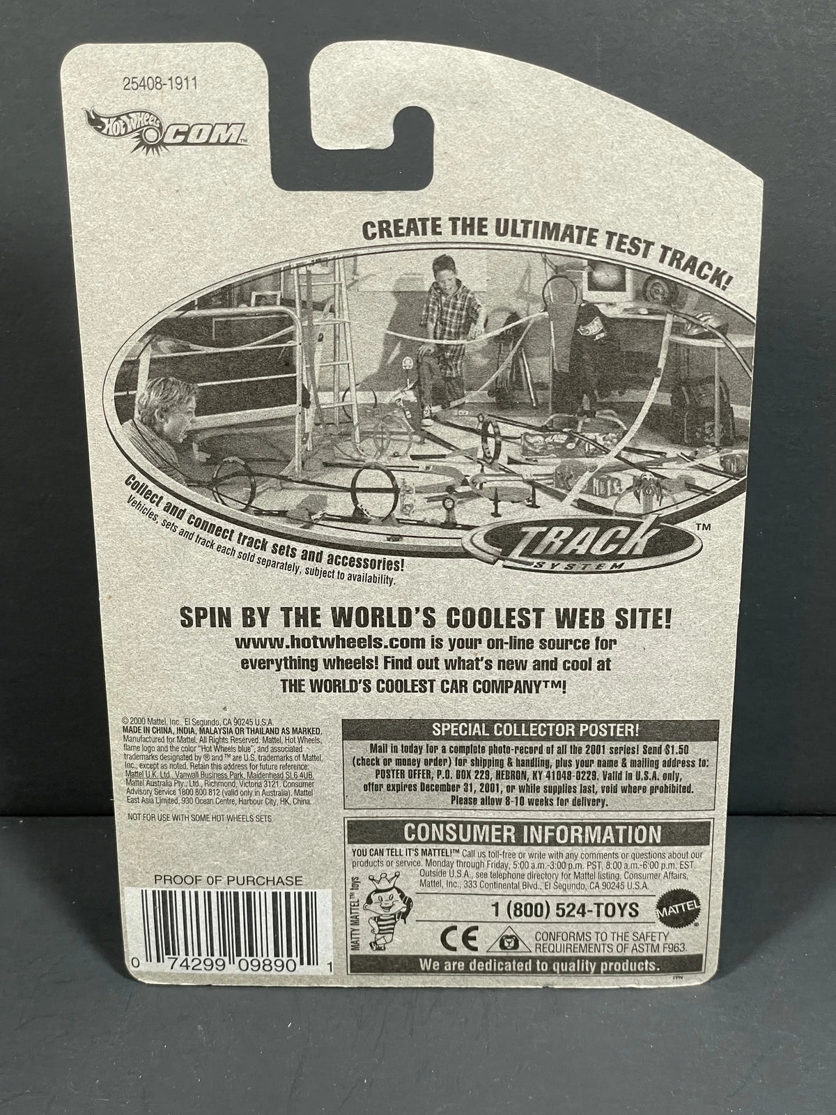 Hot Wheels Roll Patrol Red – 2000 1:64 Diecast Saw-Blade Collectors #199