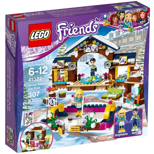 LEGO Friends Snow Resort Ice Rink 41322 – Winter Subtheme Building Set