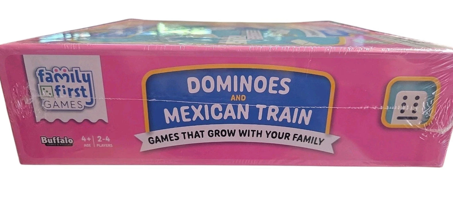 Dominoes & Mexican Train Game – Family First Games (Ages 4+)