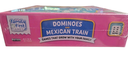 Dominoes & Mexican Train Game – Family First Games (Ages 4+)