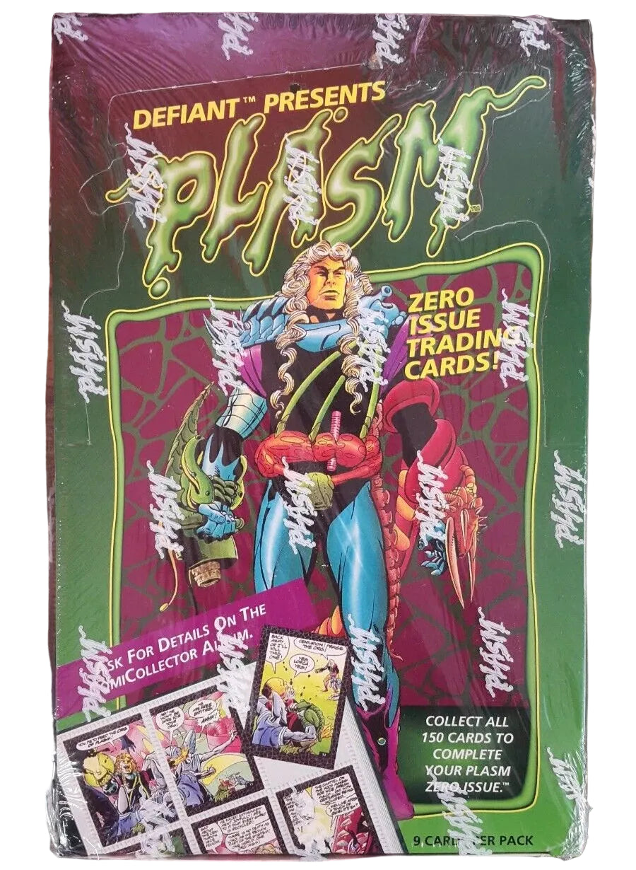 Defiant Presents PLASM Zero Issue Trading Cards – 9 Cards per Pack