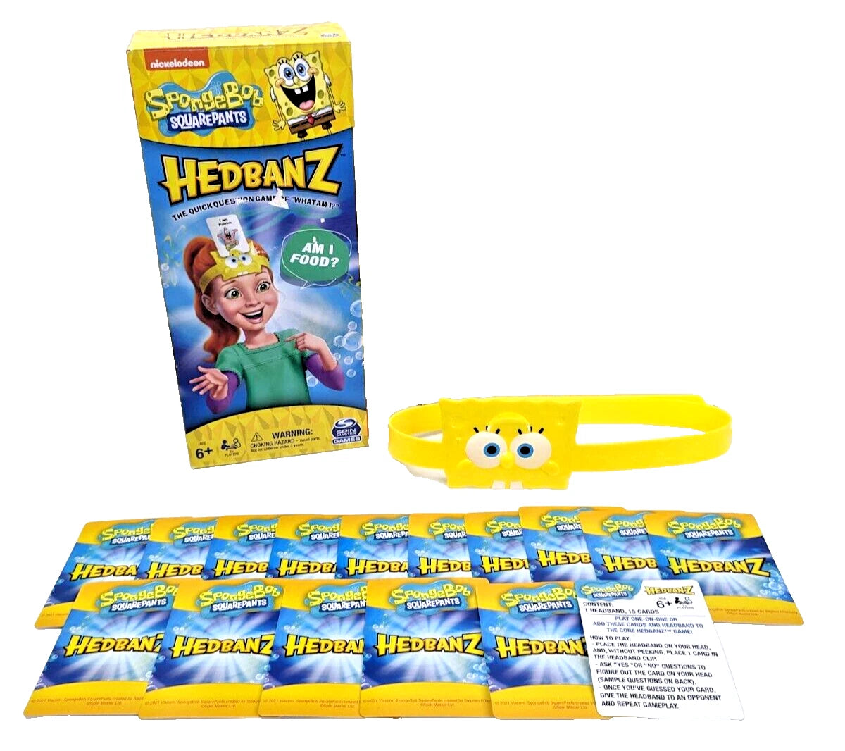 Hedbanz SpongeBob SquarePants Edition Guessing Game – Spin Master Games