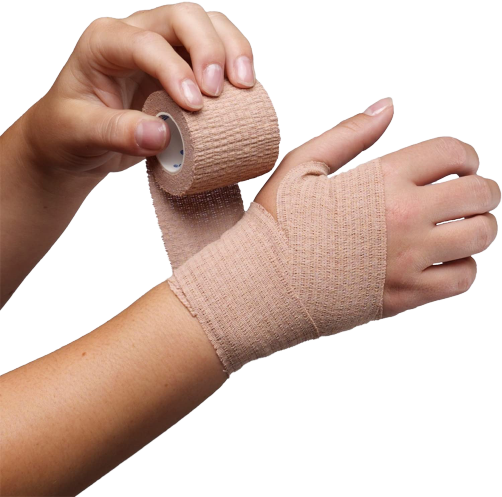 Self-Adhering Bandage
