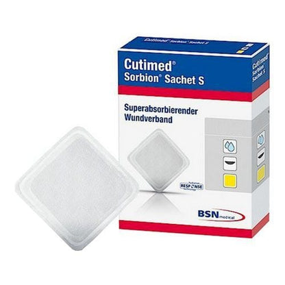 Cutimed Sorbion Sachet S 8 x 12 Inch Gelling Fiber Wound Dressing Sterile