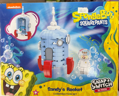 SpongeBob SquarePants Snap & Switch Sandy’s Rocket Construction Set