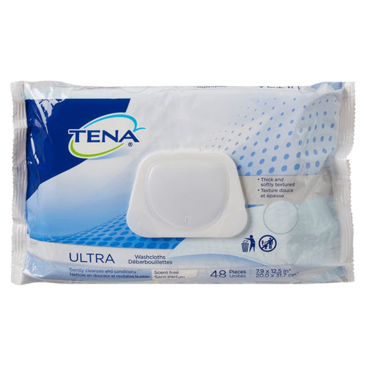 TENA Ultra Soft Rinse Free Bath Wipes