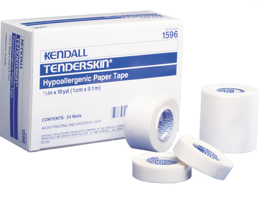 TENDERSKIN Hypoallergenic Paper Tape by Kendall Gentle and Reliable Wound Care Solution