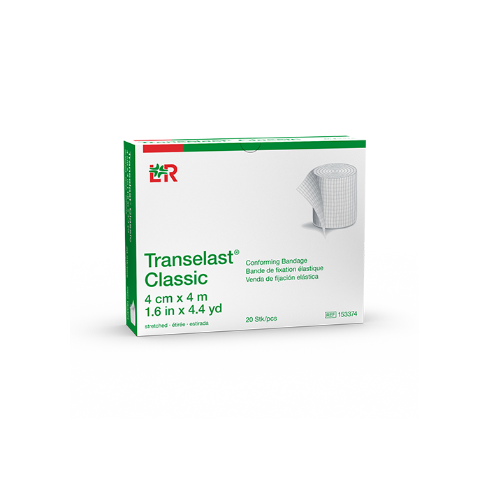 Transelast Classic Conforming Bandage 1-3/5 Inch x 4-2/5 Yard NonSterile Gauze Wrap