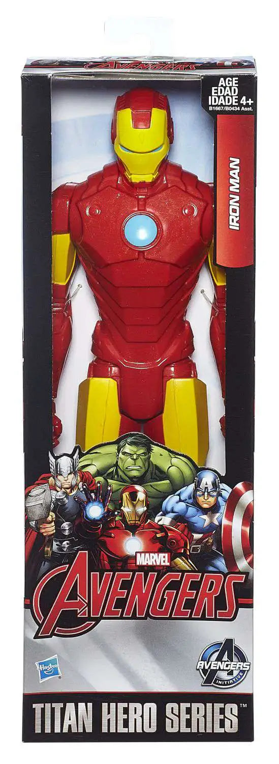 Hasbro Marvel Avengers Iron Man Titan Hero Series Action Figure – 12 Inch, Ages 4+