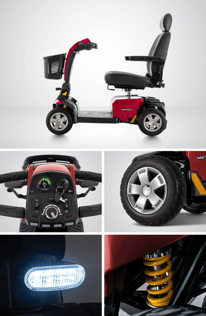 Victory LX Sport 4-Wheel Scooter – Premium Suspension, Bright Lighting, and Sporty Features