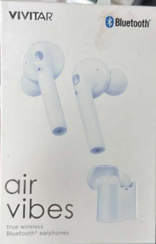 Vivitar Air Vibes True Wireless Bluetooth Earphones with Charging Case