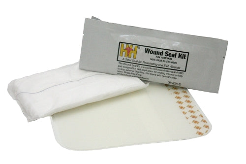 Wound Seal Kit – 6 x 8 Inch Occlusive Hydrogel Dressing with Sponge
