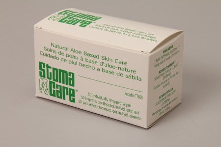 Stoma Care Wipe 90% Natural Aloe WIPE, STOMA CARE (50/BX)