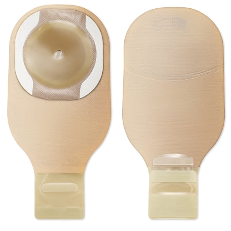 Ostomy Pouch Premier One-Piece System 12 Inch Length Flat, Pre-Cut 1-9/16 Inch Stoma Drainable