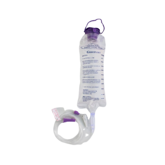 Gravity Feeding Bag Set with ENFIT Connector and Transitional Adapter Generica 1000 mL