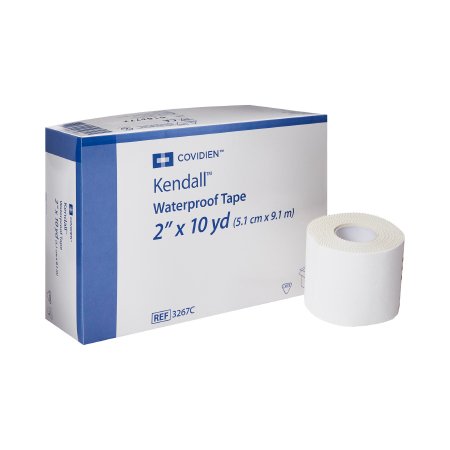 Waterproof Medical Tape Kendall„¢ White 2 Inch X 10 Yard Cloth NonSterile