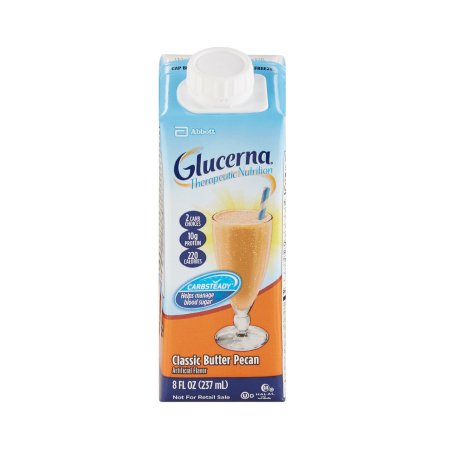 Glucerna Shake 8 oz. Carton Ready to Use Oral Supplement (24/CS) - Halal, Gluten-Free, Kosher Dairy