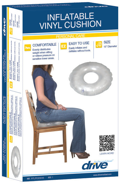 Inflatable Vinyl Cushion for Comfortable Seating