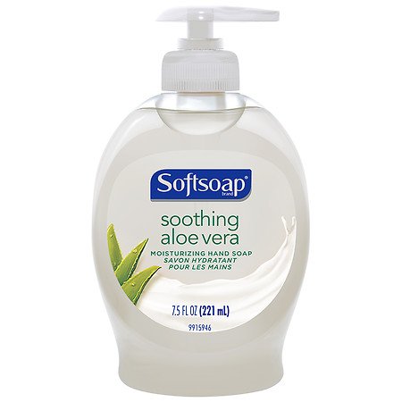Softsoap Liquid Soap 7.5 oz Pump Bottle Soothing Aloe Vera - Scented Hand Care