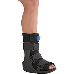 Ankle Walker SHORT BootHook Versatile Support with Hook and Loop Closure for Left or Right Foot Quick Healing and Durability