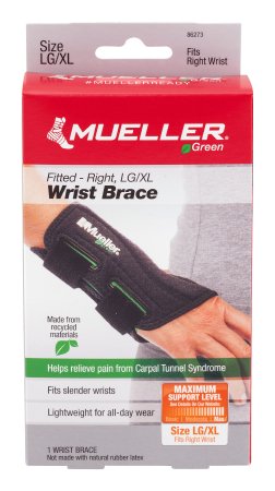 Mueller Green Wrist Brace Left Hand | Relief for Carpal Tunnel Syndrome