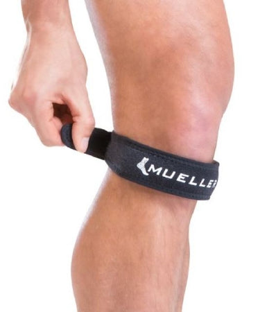 Mueller Jumper's Knee Strap One Size Fits Most | Patellar Tendon Support with Silicone Buttress