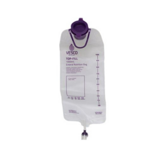 Gravity Feeding Bag Set with ENFit Connector 1000 mL