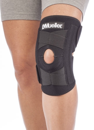 Mueller Self-Adjusting Knee Stabilizer One Size Fits Most, Ideal Support for Left or Right Knee