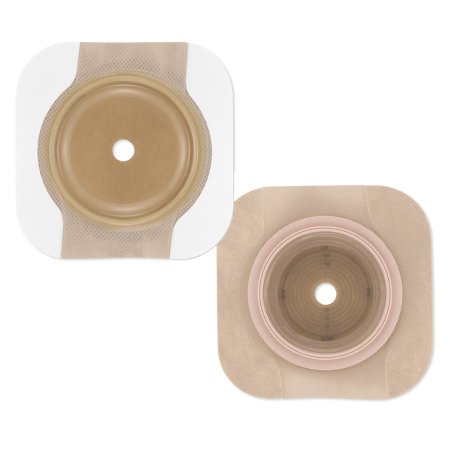 Ostomy Barrier New Image CeraPlus Extended Wear Adhesive Tape Borders 44 mm Flange Green Code System 1 Inch Opening