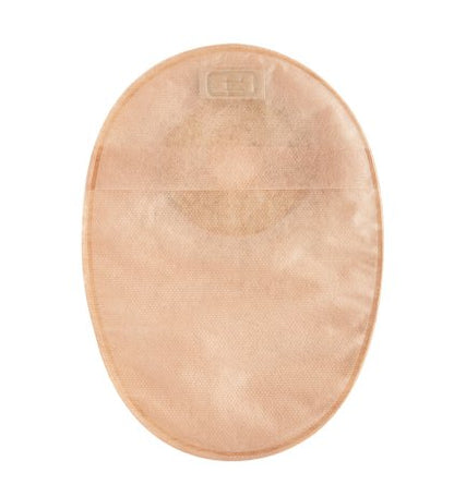Ostomy Pouch Esteem+ One-Piece System 8 Inch Length Pre-Cut 1-9/16 Inch Stoma Closed End