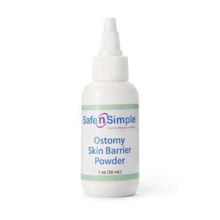 Ostomy Skin Barrier Powder Safe N Simple 1 oz.