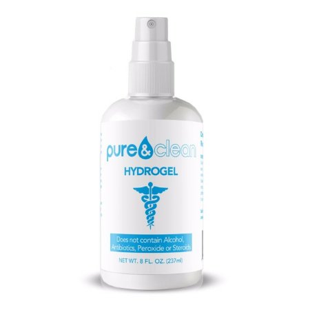 Hydrogel Wound Dressing Pure & Clean 8 oz. Gel / Amorphous Gel / Amorphous NonSterile